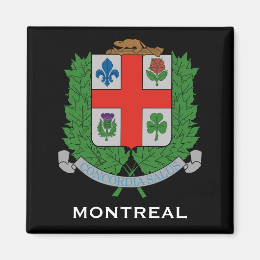 Montreal *Wapenmagneet Magneet (Voorkant)