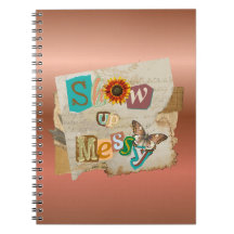 Montrer le Carnet Spiral Boho Messy