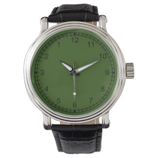montres à dos fou vert