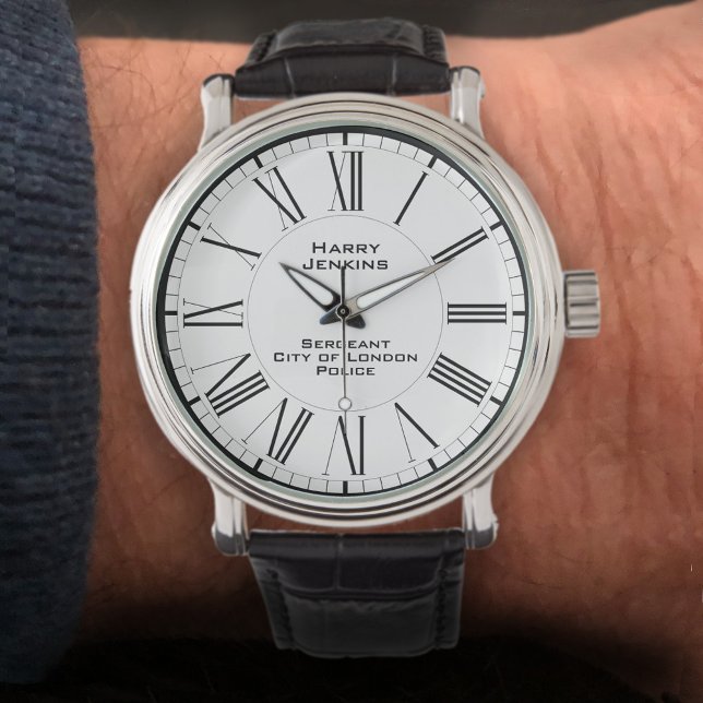 Montres commémoratives pour sergent de police (Créateur téléchargé)