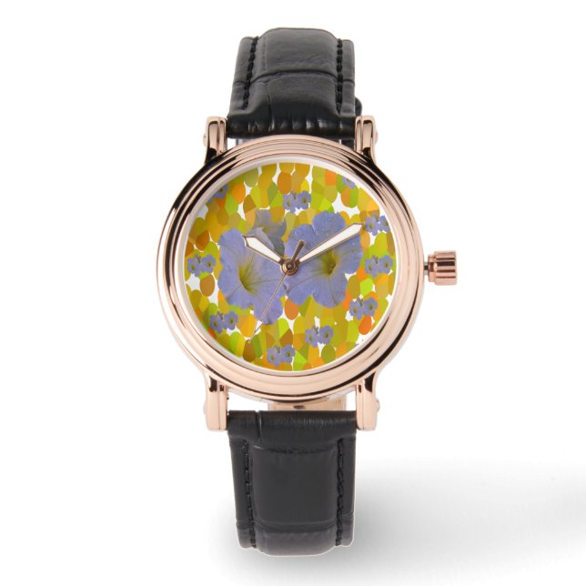 Montres dames des fleurs du printemps (Recto)