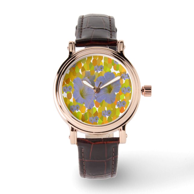 Montres dames des fleurs du printemps (Recto)