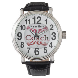 MONTRES de BASE-BALL personnalisées de cadeaux