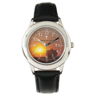 Montres de chrétien pour des enfants - vers de