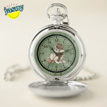 Montres De Poche Chapeau de vapeur Top Chat Argent<br><div class="desc">Cette élégante montre ronde, encastrée dans un argent étonnant, promet de ramener la nostalgie victorienne à chaque ouverture. Décoré de détails stéampunk complexes, il présente un motif unique : une fusion fantaisiste d'un chat perse blanc mêlé de manière transparente à de délicats engrenages à vapeur, le tout revêtu d'un chapeau...</div>
