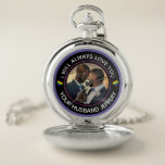 Montres De Poche Gay LGBTQ Photo Mariage Couple Personnaliser<br><div class="desc">Gay LGBTQ Photo Mariage Couple Personnaliser Pocket Watch est très élégant et fait un merveilleux souvenir à donner à votre partenaire mariage, anniversaire, Mère ou Fête des pères ou cadeau de Noël. Remplacez par votre photo ou la photo de cette personne spéciale et offrez-la comme cadeau. Personnalisez-le avec vos informations....</div>
