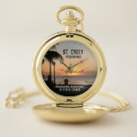 Montres De Poche Iles Vierges américaines Sainte-Croix USVI Coucher<br><div class="desc">Iles Vierges américaines St. Croix USVI Coucher de soleil tropical Regardez quelle façon merveilleuse de profiter d'un coucher de soleil des Iles Vierges de l'île de Sainte-Croix dans les Caraïbes! Le coucher du soleil a un beau palmier et le quai Frederiksted qui complète le coucher du soleil en silhouette. Il...</div>