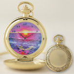 Montres De Poche Mexique Sunset 0909<br><div class="desc">Peinture Collection "Mexico Sunset 0909" Personnalisez la page du produit ou cliquez sur le bouton "Personnaliser" pour plus d'options de conception Boîtier extérieur - Or ou Argent. Design créé à partir de ma peinture "Mexico Sunset 0909" capturant l'un des nombreux beaux couchers de soleil sur la baie de Banderas à...</div>