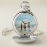 Montres De Poche Photo personnalisée Poche Texte Regarder vos photo<br><div class="desc">Photo et Montre de Poche - Unique Votre Propre Design Famille Personnalisée / Amis ou Montres de Poche Personalisées Cadeau - Ajouter Votre Photo / Texte / Plus - Redimensionner et déplacer ou supprimer et ajouter des éléments / image avec l'outil de personnalisation! Choisissez la police / taille / couleur...</div>