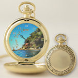 Montres De Poche Serene Yelapa 0758<br><div class="desc">Peinture Collection "Serene Yelapa 0758" Personnalisez la page du produit ou cliquez sur le bouton "Personnaliser" pour plus d'options de conception Boîtier extérieur - Or ou Argent. Design créé à partir de mon tableau "Serene Yelapa 0758" capturant une colline à Yelapa, Jalisco, Mexique, situé juste au sud de Puerto Vallarta....</div>