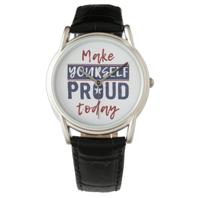 Montres « Faites-vous honneur » (devant)