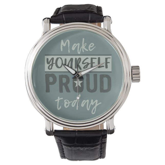 Montres "Make Yourself-Fiers" (devant)