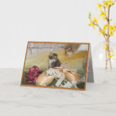 Montres Momma sur moi - Chat / Carte Kitten (Fleur jaune)