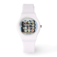 Montres monogrammes sushis personnalisés