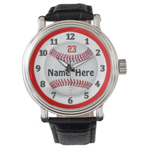 Montres personnalisées de base-ball pour les