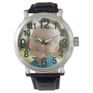 Montres personnalisées d'IMAGE pour les hommes,