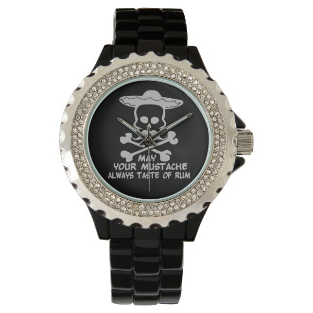 Montres personnalisées Rum Mustache (devant)