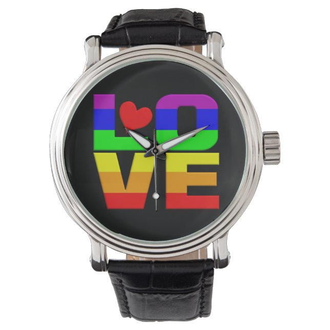 Montres Rainbow Love (devant)