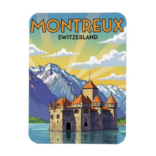 Montreux Zwitserland Chateau de Chillon Magneet