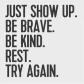 Montrez Juste Des Stickers De Vinyle (Devant)