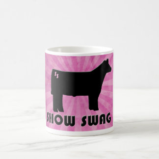 Montrez la tasse de café de butin