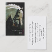 Montrez le carte de visite de poney (Devant / Derrière)