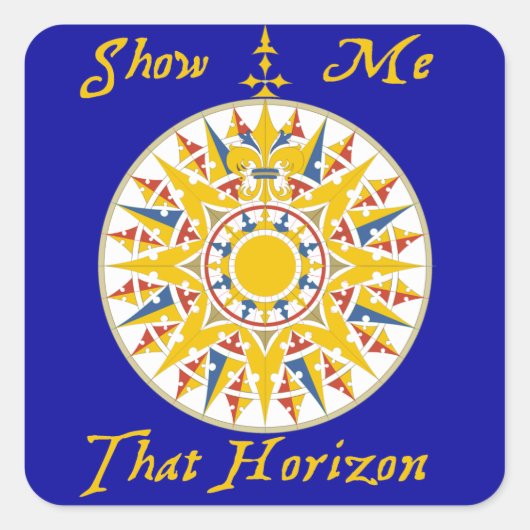 Montrez-moi cet autocollant Horizon - pack de 20 (Devant)