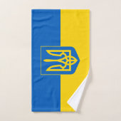 Montrez vos couleurs - Ukraine (Serviette à main)