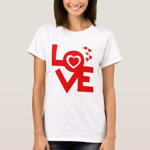 Montrez votre amour avec un T-shirt d'amour élégan