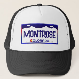 Montrose Colorado blauw licentie bord pet