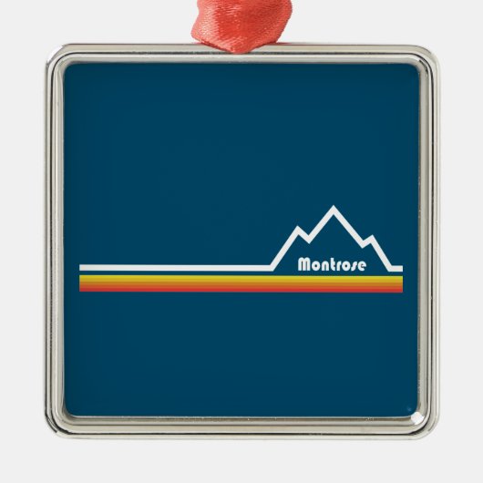 Montrose, Colorado Metalen Ornament (Voorkant)