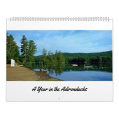 Monts Adirondack de New York Calendrier 12 mois (Protection)