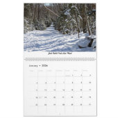 Monts Adirondack de New York Calendrier 12 mois (Jan 2026)