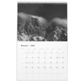 Monts en noir et blanc calendrier photo v2 (Feb 2026)