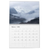 Monts et nuages calendrier photo paysage (Feb 2026)