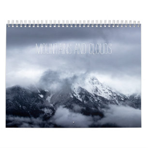 Monts et nuages calendrier photo paysage