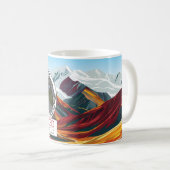 Monts polychromes de projet et mug mouton (Devant droit)