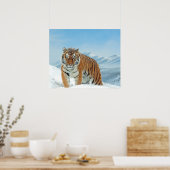 Monts Tiger hiver Neige Nature Poster (Cuisine)