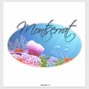 Montserrat decal sticker