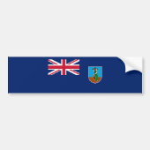 Montserrat Flag Bumpersticker (Voorkant)