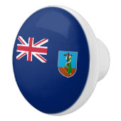 Montserrat Flag Keramische Knop (Rechts)