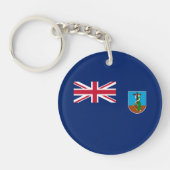 Montserrat Flag Sleutelhanger (Voorkant)
