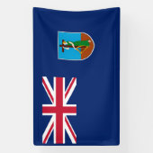 Montserrat Flag Spandoek (Verticaal)