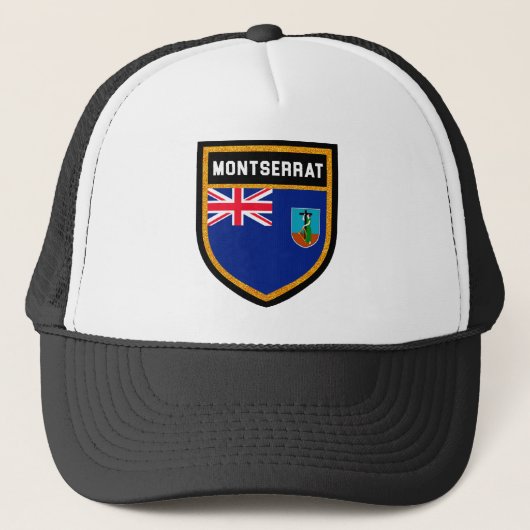 Montserrat Flag Trucker Pet (Voorkant)