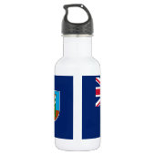 Montserrat Flag Waterfles (Achterkant)