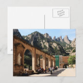 Montserrat klooster briefkaart (Voorkant / Achterkant)