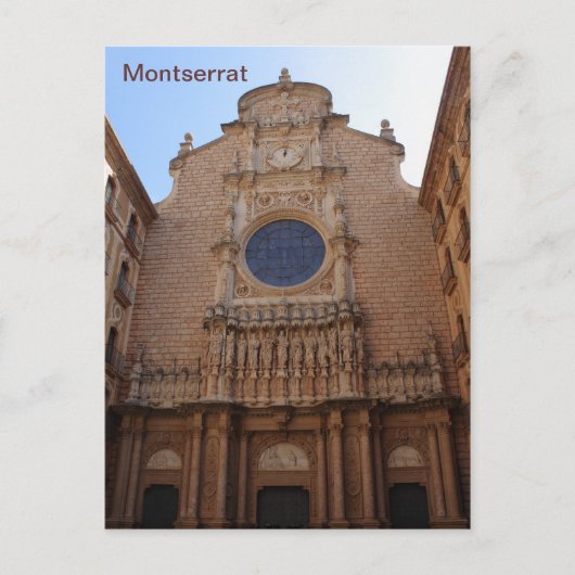 Montserrat klooster briefkaart (Voorkant)