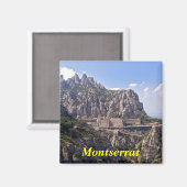 Montserrat magneet (Voorkant / Achterkant)