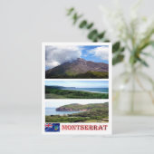 Montserrat - Mosaic - Briefkaart (Staand voorkant)
