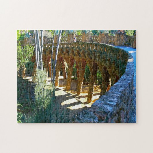 Montserrat Park Barcelona. Legpuzzel (Horizontaal)